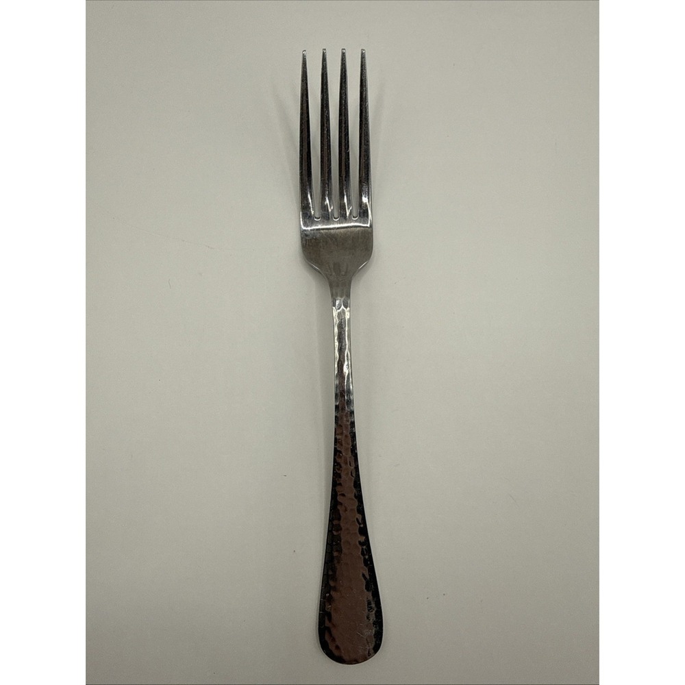 DINNER FORKS REED & BARTON Hammered Antique Glossy 18/8 Stainless Korea